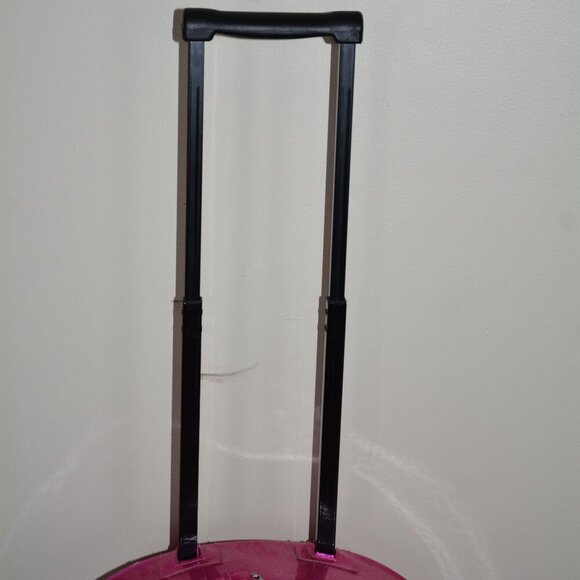 VTG Minnie Disney Store Mouse Rolling Faux Leather Suitcase Luggage - Picture 13 of 16